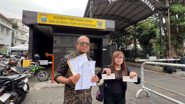 Seorang investor lapor ke Polrestabes Surabaya terkait proyek pembanguan gedung FK ITS