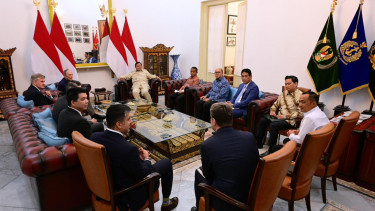 Pertemuan prabowo dengan Michael Bloomberg