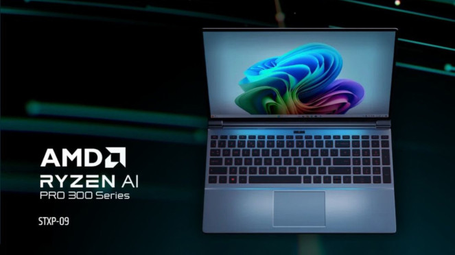 Prosesor AMD Ryzen™ AI PRO 300  Series.