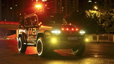 Ilustrasi lampu mobil