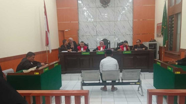 Sidang vonis Angga Siregar, terdakwa kasus perekaman siswi di toilet SMAN 12 Bandung