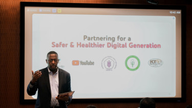 Director and Global Head of Healthcare YouTube and Google Health, Garth Graham.