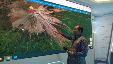 Kepala Pusat Vulkanologi dan Mitigasi Bencana Geologi (PVMBG) Priatin Hadi Wijay