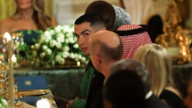 Cristiano Ronaldo hadiri jamuan makan malam Trump di Gedung Putih bersama MBS
