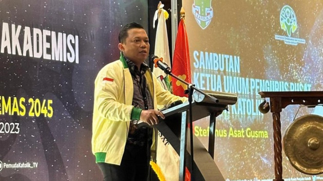 Ketua Umum PP Pemuda Katolik, Stefanus Asat Gusma
