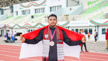 Atlet binaan Papua Athletics Center (PAC), Eqman Yance Elektriko Kafiar