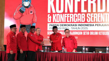 PDIP menggelar konferda dan konfercab di Riau