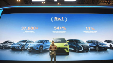 Konferensi pers BYD di GJAW 2025