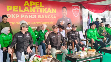 Acara pelantikan Panji Bangsa di Depok