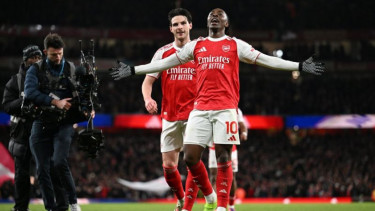 Pemain Arsenal Eberechi Eze