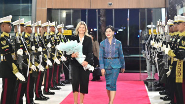 Ratu Maxima dari Belanda tiba di Indonesia