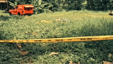 Seorang guru ditemukan tewas di Hutan Songgom, Tegal, Senin (24/11)