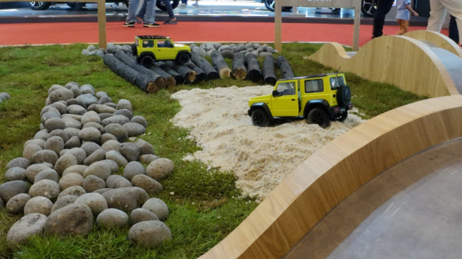 Area mini off-road di booth Suzuki GJAW 2025
