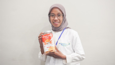 Imroatus Sofiyah, nasabah PNM Mekaar asal Surabaya, Jawa Timur