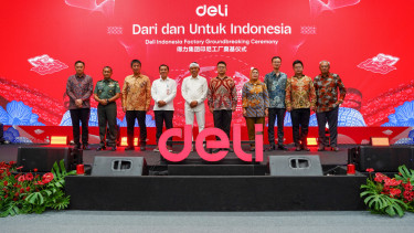 Deli Resmikan Groundbreaking Pabrik Baru di Karawang