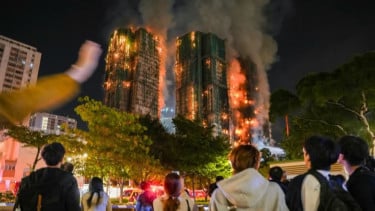 Kebakaran dahsyat melanda apartemen Hong Kong