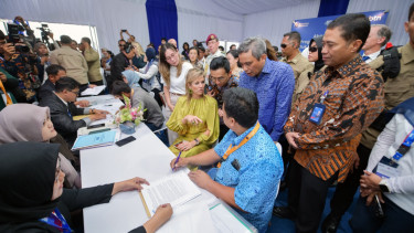 Queen Máxima tinjau KPR BTN.