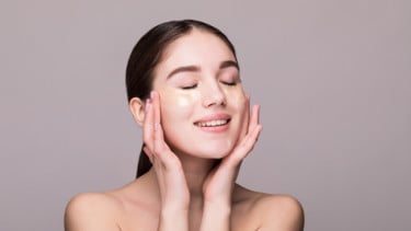 Ilustrasi kulit glowing