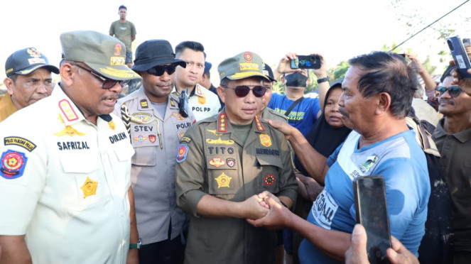 Mendagri Tito Tinjau Bencana Banjir di Aceh 