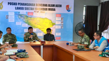 PLN di Posko penangananan bencana alam di Aceh.
