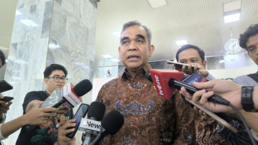 Ketua MPR RI Ahmad Muzani di Kompleks Parlemen, Senayan, Jakarta Pusat 