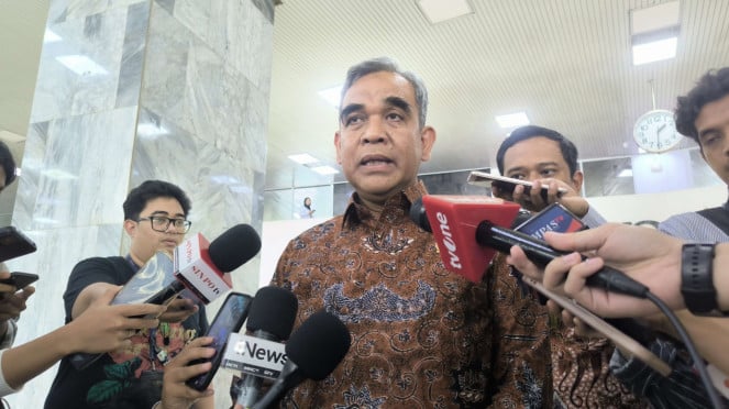 Ketua MPR RI Ahmad Muzani di Kompleks Parlemen, Senayan, Jakarta Pusat 