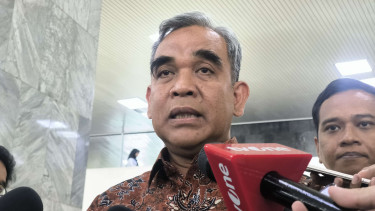 Ketua MPR RI Ahmad Muzani di Kompleks Parlemen, Senayan, Jakarta Pusat
