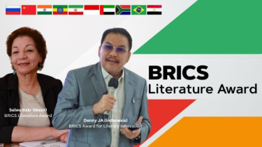 Dua sastrawan dunia dapat penghargaan BRICS Award 2025