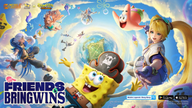 Kolaborasi Mobile Legends dan SpongeBob