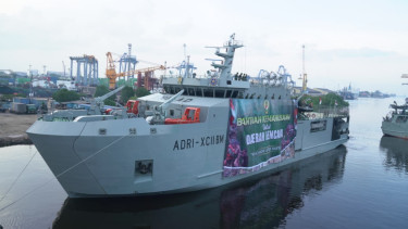 Kapal ADRI XCII-BM berlayar angkut bantuan kemanusiaan bencana Aceh-Sumatera