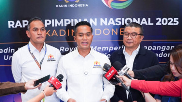 Ketua Umum Kadin Indonesia, Anindya Bakrie, Rapimnas Kadin 2025