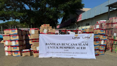 16 ton bantuan dari Lima Group dan Lima Logam Indonesia tiba di Aceh