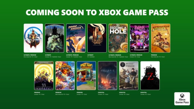 Xbox Game Pass Desember 2025