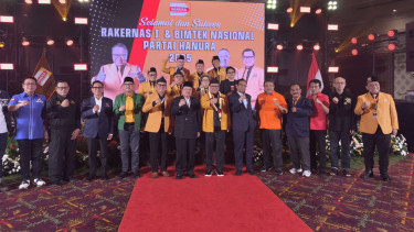 Pembukaan Rakernas Partai Hanura di Bandung