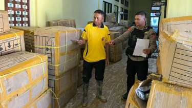 Bantuan logistik dari Kapolri untuk Polres Aceh Tamiang