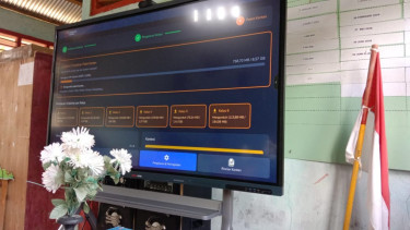 Smart TV di SDI Compang Ngeles Kecamatan Elar Manggarai Timur