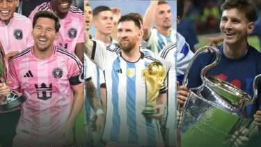 Lionel Messi dan trofi yang pernah ia raih, Pemain Inter Miami, Lionel Messi, Daftar Trofi Lionel Messi, Tim Nasional, Penghargaan Individu