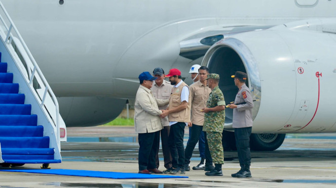 Presiden Prabowo Tinjau Aceh Didampingi Gubernur Muzakir Manaf