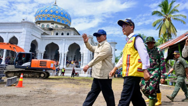 Presiden Prabowo Tinjau Korban Bencana di Aceh