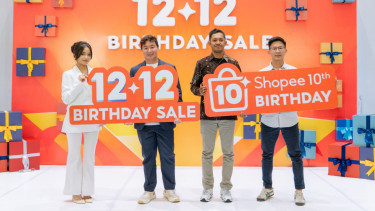 Konferensi Pers Puncak 12.12 Birthday Sale Shopee