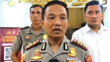 Kapolresta Gorontalo Kota Kombes Pol Suryono (tengah)