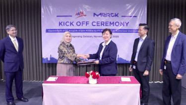 AAM Jadi distibutor produk Merck.
