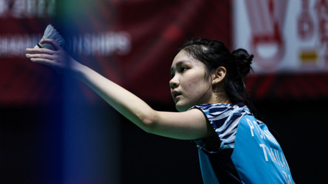 Pitchamon Opatniputh, 1. Chiharu Shida (Jepang), 2. Tomoka Miyazaki (Jepang), 3. Pitchamon Opatniputh (Thailand), 4. Gronya Somerville (Australia), 5. Huang Yaqiong (China), 6. Melati Daeva Oktavianti (Indonesia), 7. Pearly Tan (Malaysia)