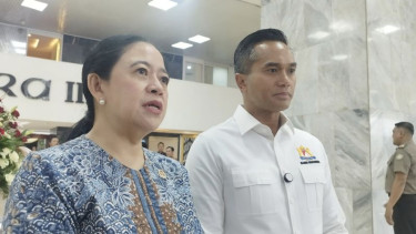 Ketua DPP PDIP, Puan Maharani dan Ketua Kadin Anindya Bakrie