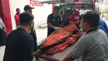 Korban tewas kebakaran Gedung Terra Drone di RS Polri