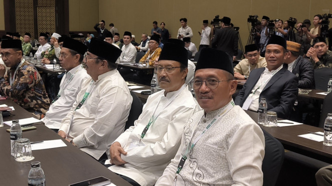Sekjen PBNU Saifullah Yusuf atau Gus Ipul menghadiri rapat pleno PBNU