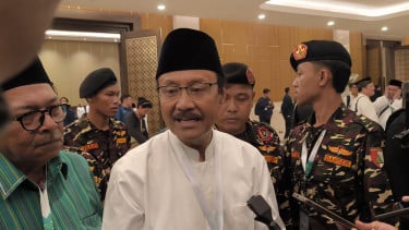 Sekjen PBNU, Saifullah Yusuf atau Gus Ipul di Hotel Sultan, Jakarta Pusat