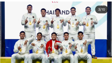 Tim beregu putra Indonesia sabet medali emas untuk Indonesi