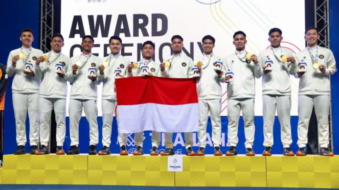 Indonesia vs Malaysia 3-0, Beregu Putra Bulu Tangkis Raih Emas SEA Games 2025