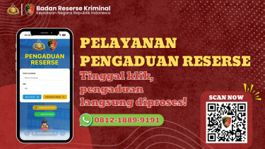 Aplikasi pelayanan pengaduan reserse